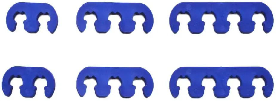 Синяя Свеча зажигания кабельные разделители 7 мм 8 9 универсальные подходят для