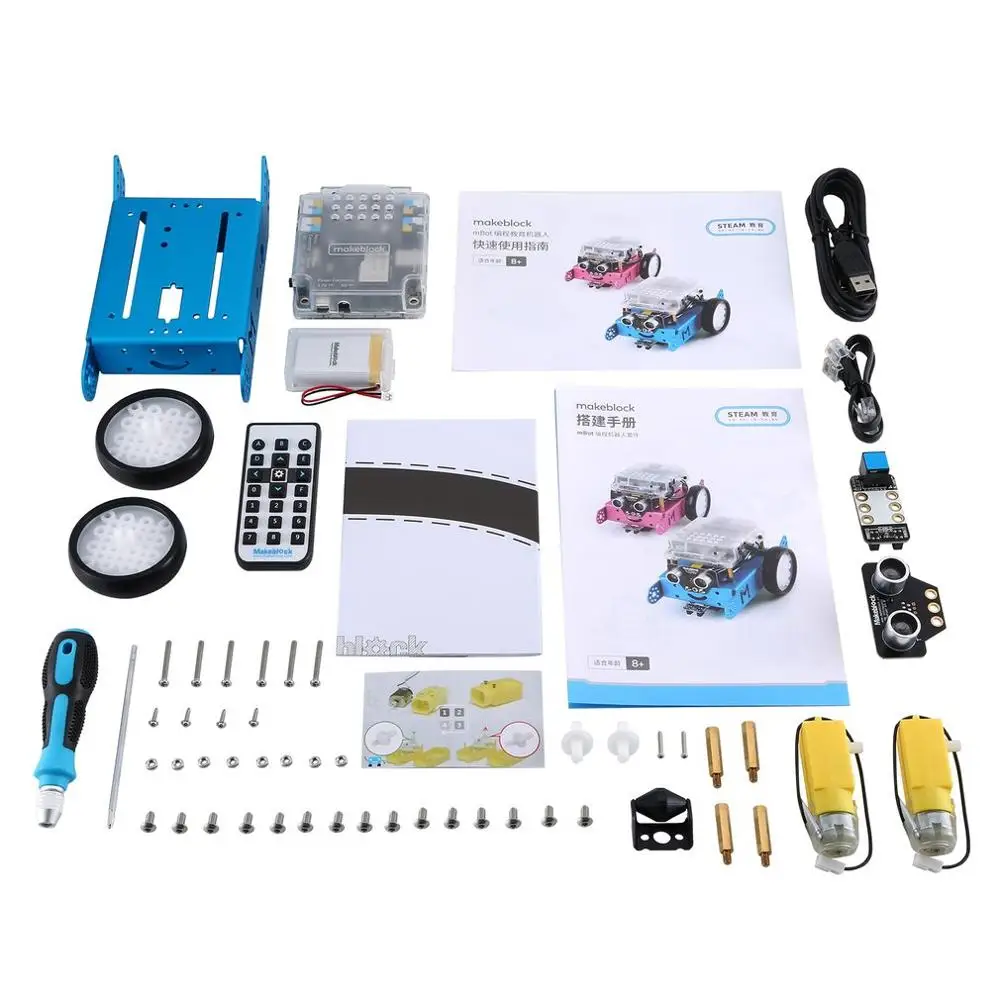 MBot V1.1 BT версия для детей Stem eduction Makeblock Mot Robot Kit Программирование образование робот