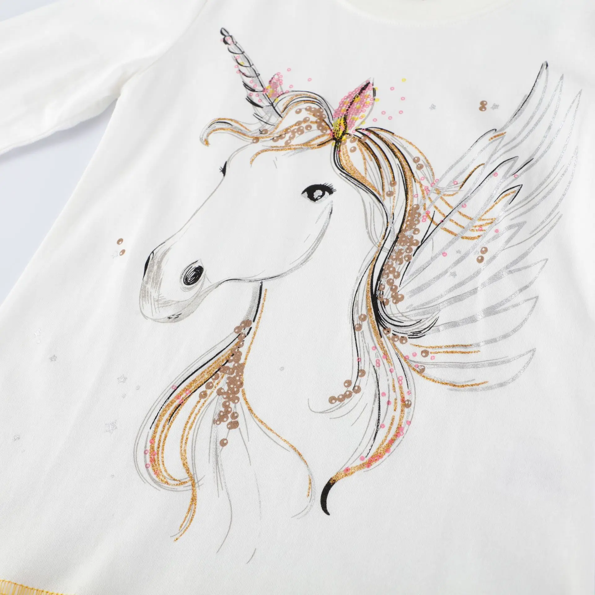 

Jumping meters Long Sleeve Unicorn T shirts Girls Autumn Kids Tees T shirts 2-7Y Toddler Girl Top T Shirts Girls 7221