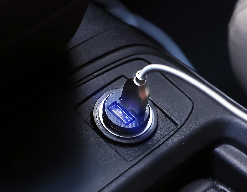 ROCK Quick Charge 4,0 3,0 USB Автомобильное зарядное устройство автомобильное зарядное устройство 2 порта для iPhone X 8 7 6 samsung Xiaomi gps автомобильный мобильный телефон