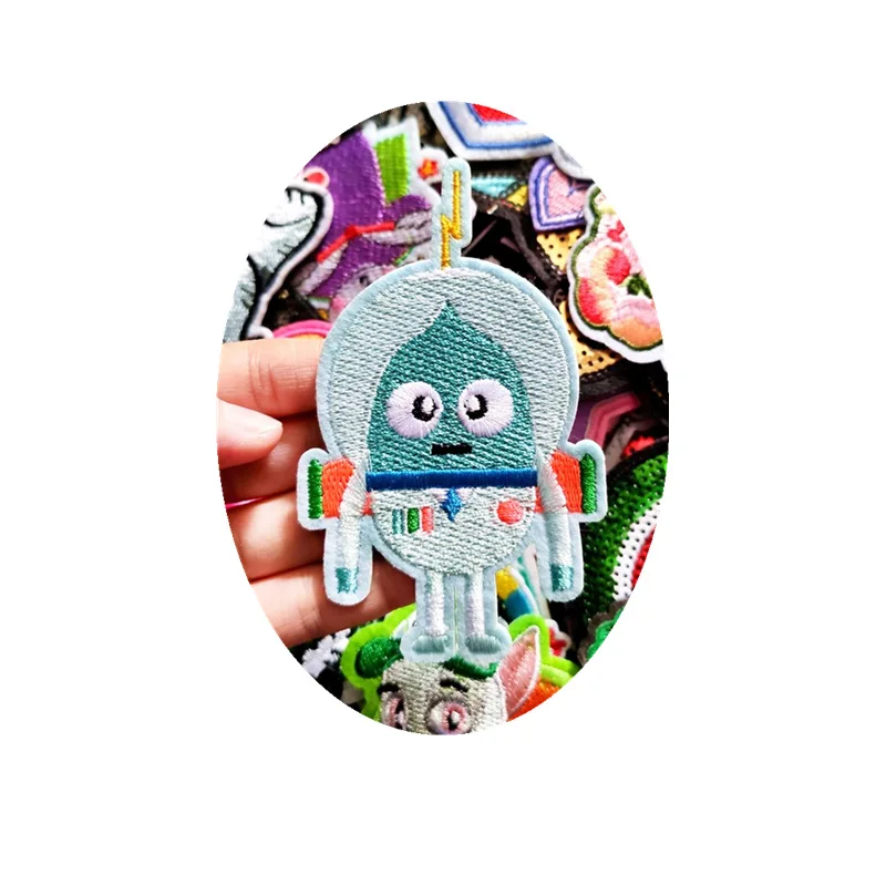 

Aize direct cartoon customized embroidery cloth clothing accessories cloth shoes and hats patch accessories wholesale