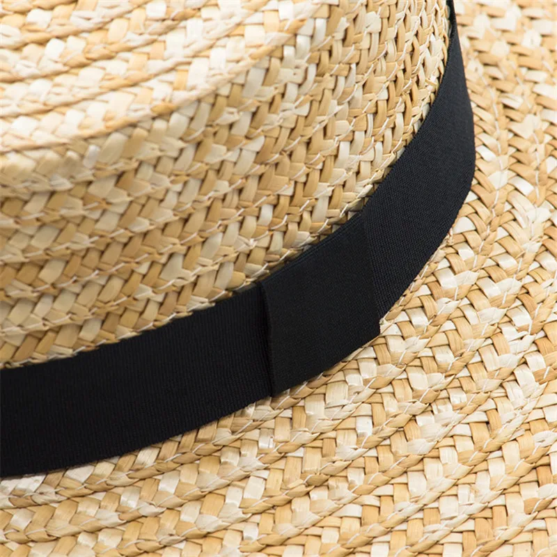 Classic natural Various straw widths summer handmade fine Straw weave fedoras cap men women jazz panama hat brim 5CM 7c 10CM | Аксессуары