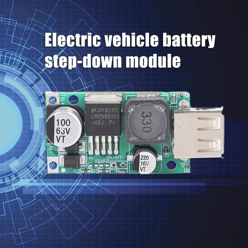 LM2596HV 5V DC-DC модуль ldo понижающего преобразователя постоянного тока с 9V 12V 24V 36V 48V 3A