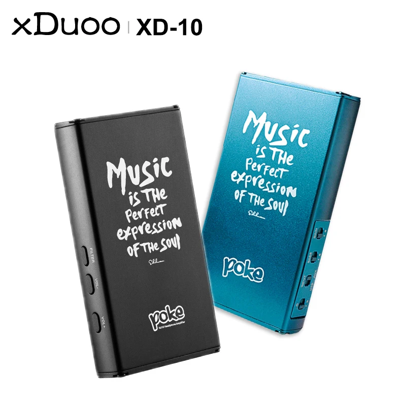 

XDUOO poke XD-10 XD10 HiFi Audio Pocket USB DAC AMP Portable Headphone Amplifier DSD AK4490 DSD256 DSD128 for PC Android Phone