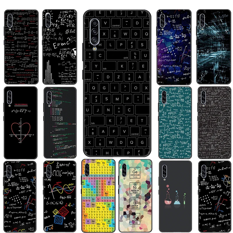 Черный чехол из ТПУ для телефона Samsung A3 A5 A6 Plus A7 A8 A9 A2 Core A51 A71 A81 A91 A41 A21 A11 с