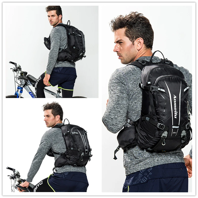 

Waterproof Cycling Backpack Rucksack Bike Backpack with Rain Cover Outdoor Sport Hiking Riding Camping Hydration 20L Bicycle Bag
