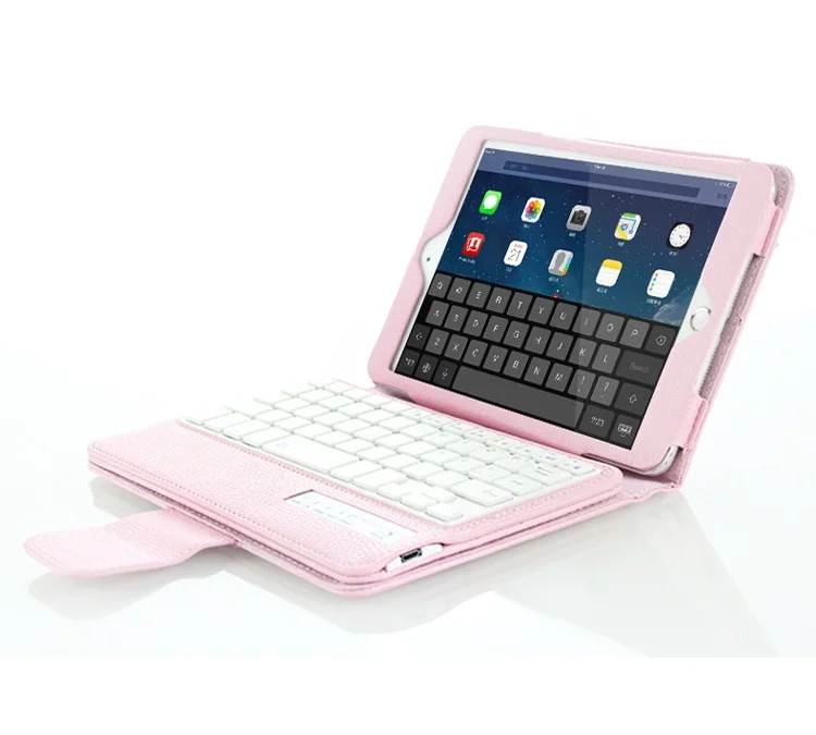 Pink Чехол для Xiaomi Mi Pad 4 Plus 10," чехол Беспроводная bluetooth-клавиатура PU кожаный чехол-подставка для Xiaomi Mi Pad4 Plus защитный чехол - Цвет: Pink