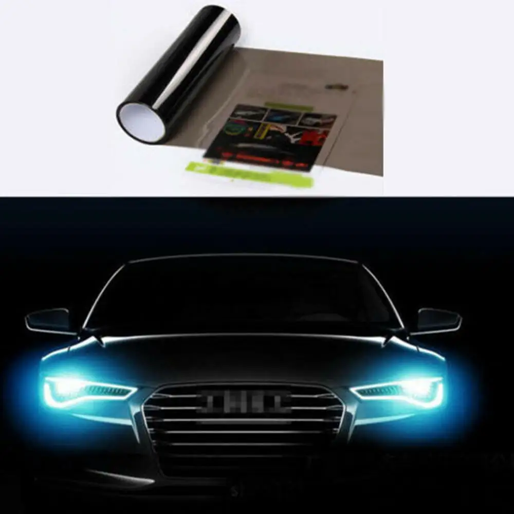 

Car Headlight Taillight Fog Light Sticker Light Film Decor Tint Protector Film