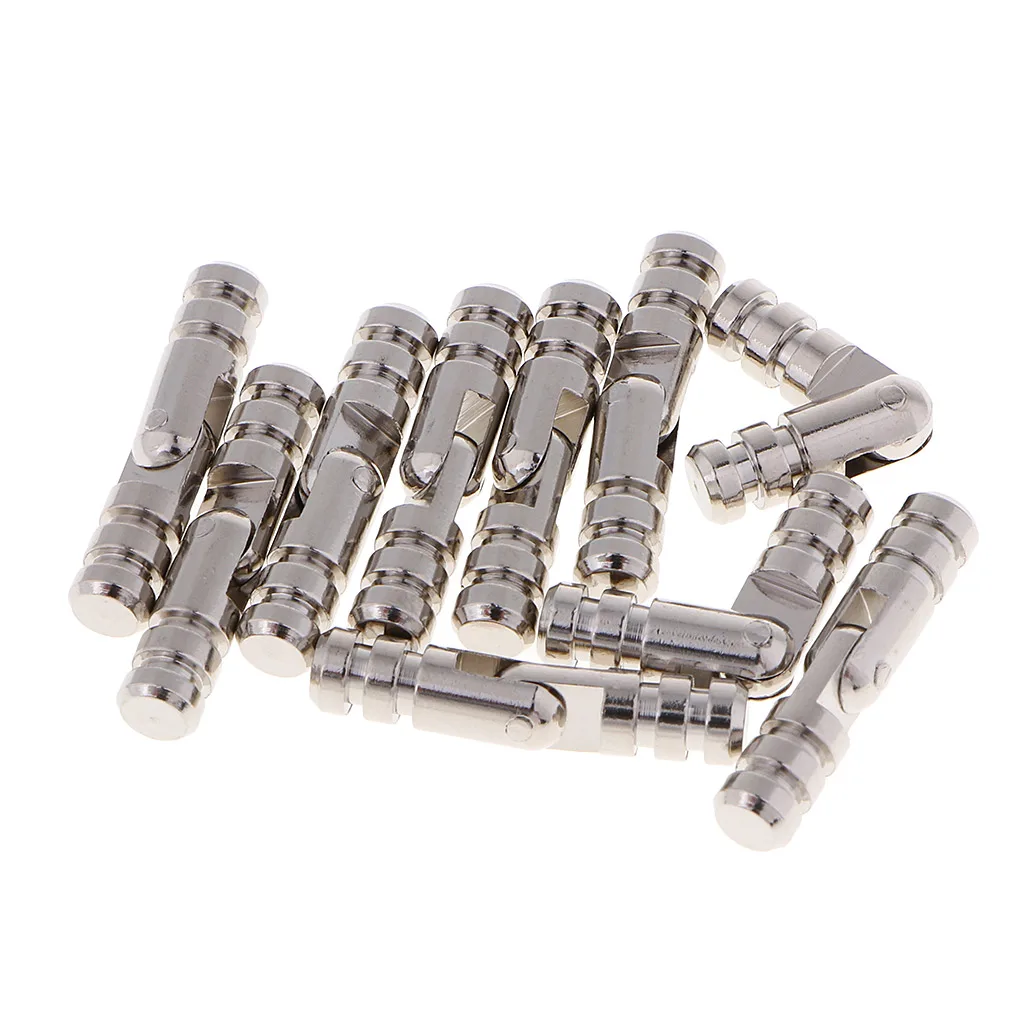 10x медный Бочонок Мини Ремесла Подарочная деревянная коробка скрытый шарнир