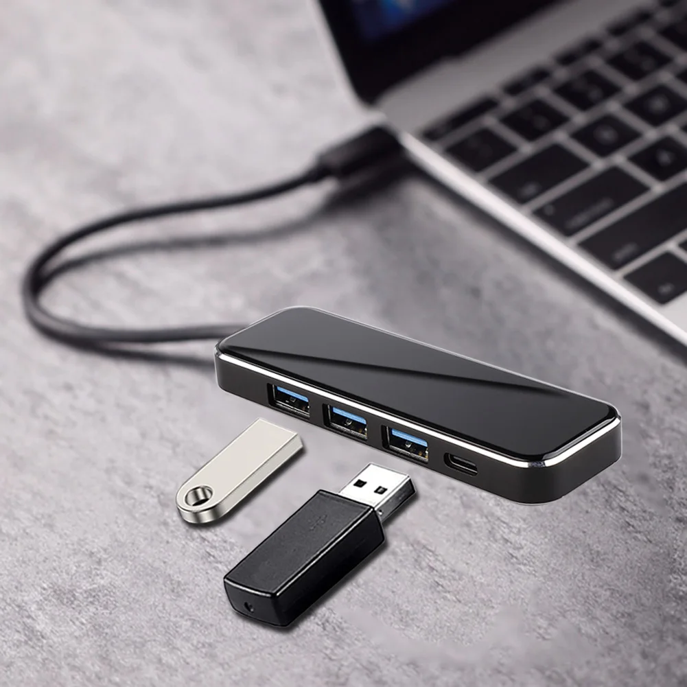 4 порта USB Type C HUB для PD Multi 3 0 адаптер питания портативный компьютер Hub MacBook
