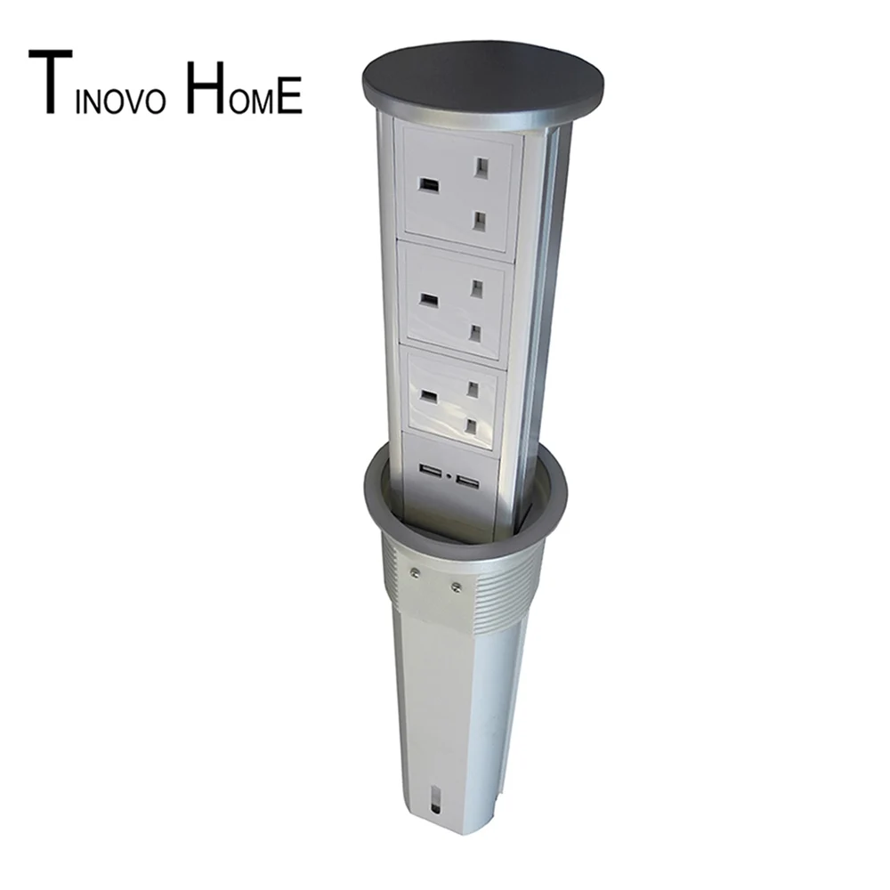 Британская розетка для дома/офиса/кухни настольная пневматическая с медленным