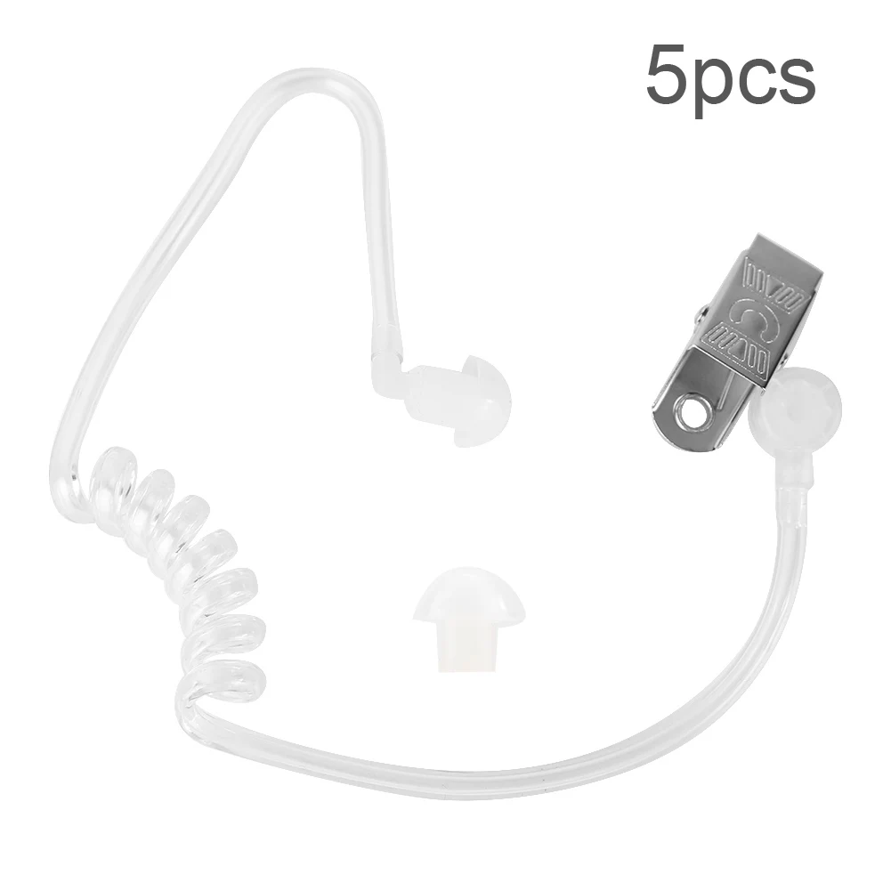 

5pcs/Set Replacement Coil Tube Acoustic Air Audio Tube Earplug Interphone AccessoryReplacement