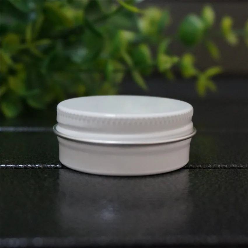 

10-200pcs Empty Round Aluminum Box Metal Tin Cans DIY Portable 15/80g 15ml White Cosmetic Cream Refillable Jar Tea Aluminum Pot