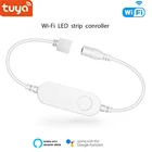 Tuya Wi-Fi светодиодные ленты connnector, умный контроллер для RGB + белый прокладки СИД светильник, AI Голосовое управление через Alexa google