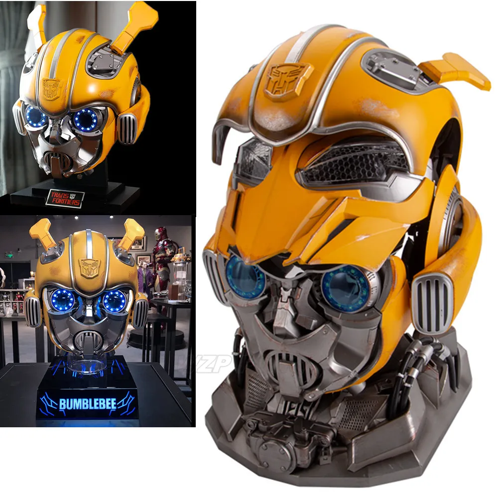 Hasbro Трансформеры Шмель со светодиодный подсветильник кой головной шлем 1/1 экшн