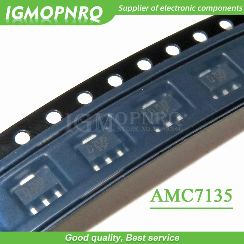 100 шт., AMC7135PKFT, SOT89, AMC7135, SOT MEL7135, новые и оригинальные
