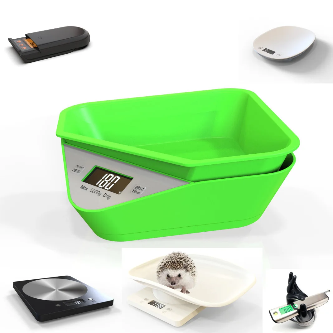 

5kg/1g Measuring Scales with tray DIY Milk Powder coffee Brewing Electronic Cup Household kitchen Electronic Baking pet Tools