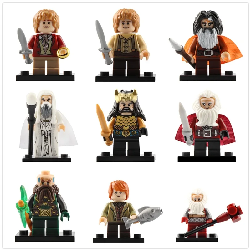 Legoed Властелин колец действие миниатюрный Bain Balin Торин билбо Модели Строительные