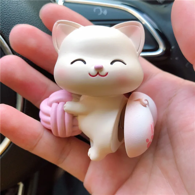 Милое украшение для автомобиля милые Мультяшные украшения в виде животных с