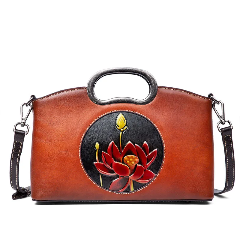 

Сумка женская из натуральной воловьей кожи, роскошная дизайнерская сумочка, 2021