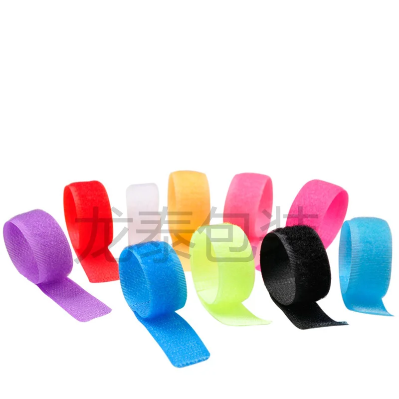 Регулируемая цветная волшебная лента для ТВ компьютерных кабелей кабельных