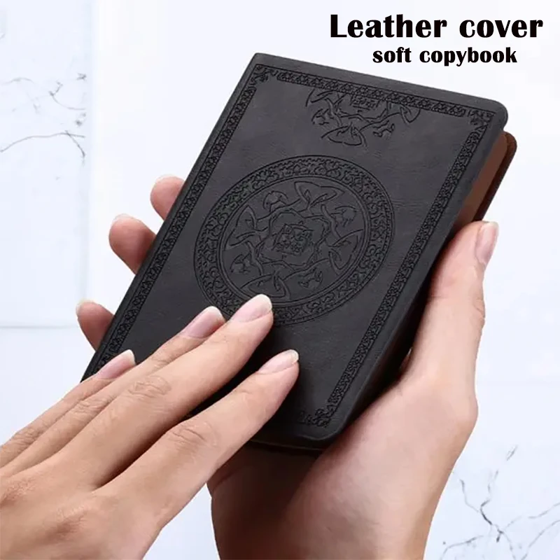 New Portable Vintage Pattern Leather Cover Notebook A6 Diary Notepad Stationery School Office Gift | Канцтовары для офиса и