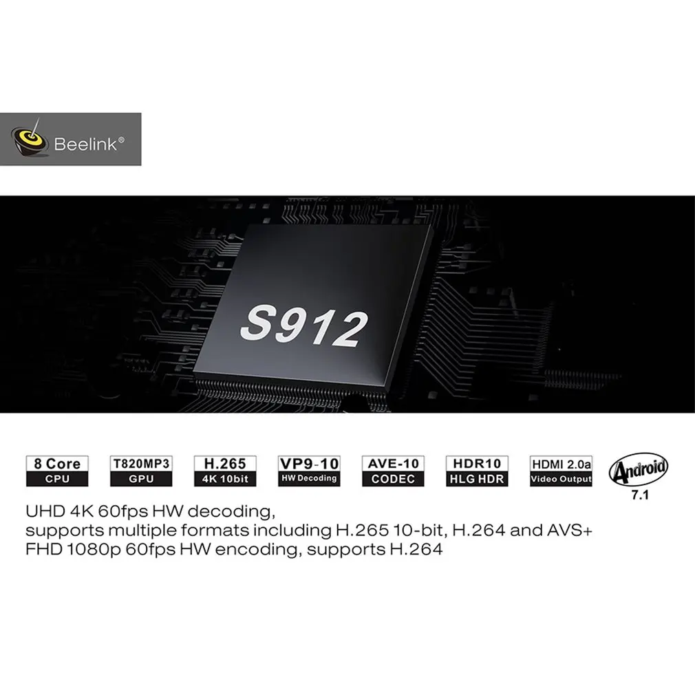 Beelink GT1 3g+ 32GG Двухдиапазонная 2,4G& 5,8G wifi 4,0 сетевая tv-приставка