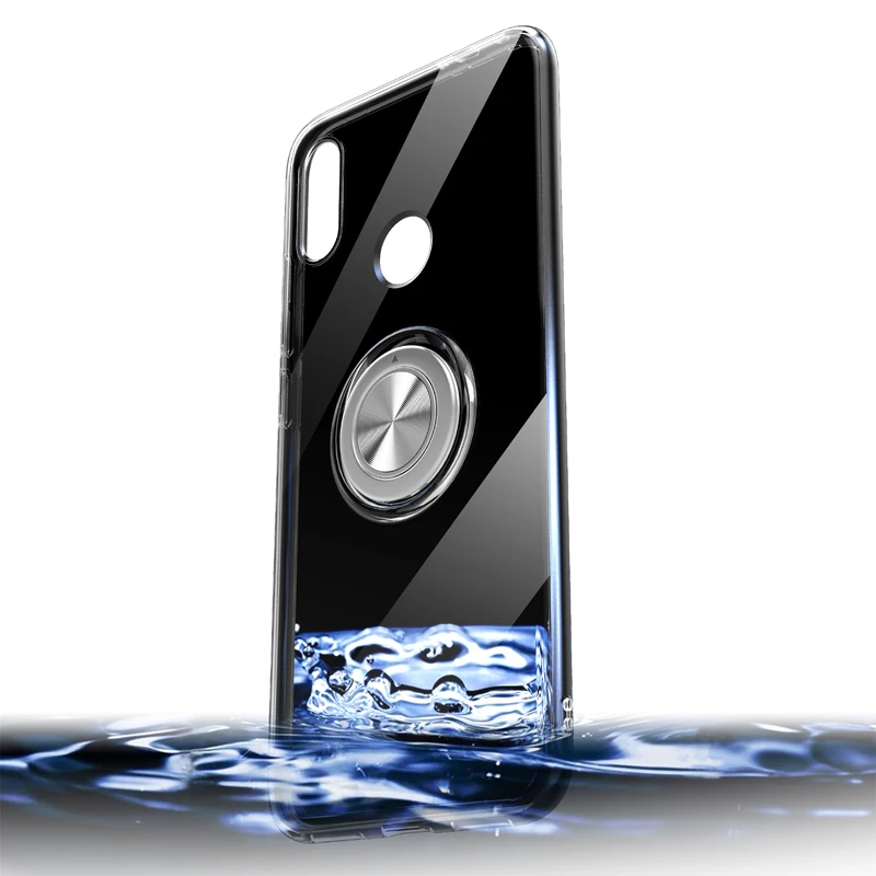 Для XIoami Redmi Note 7 Pro 7s чехол Чехол для XIoami Redmi Note 7s 7 Pro прозрачный с кольцом на палец чехол с магнитным держателем