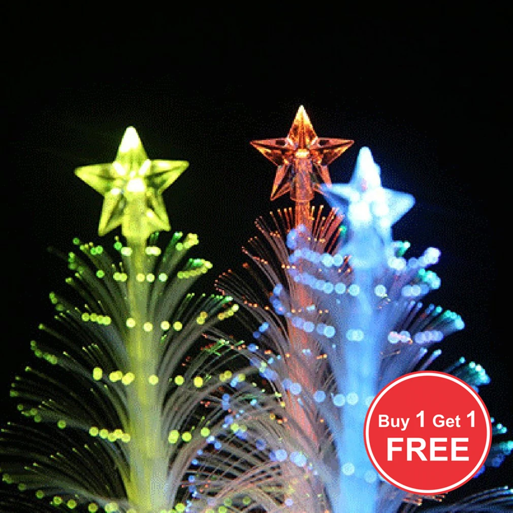 Купить 1 получить бесплатно меняющий Цвет Рождественская елка светильник