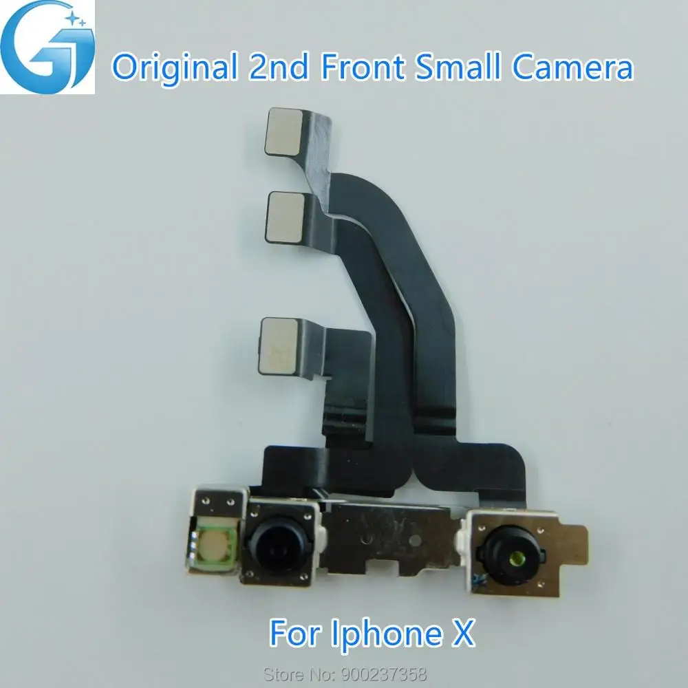 

100% Original Small Front Facing Camera Flex Cable For iPhone X with Light Proximity Sensor Microphone