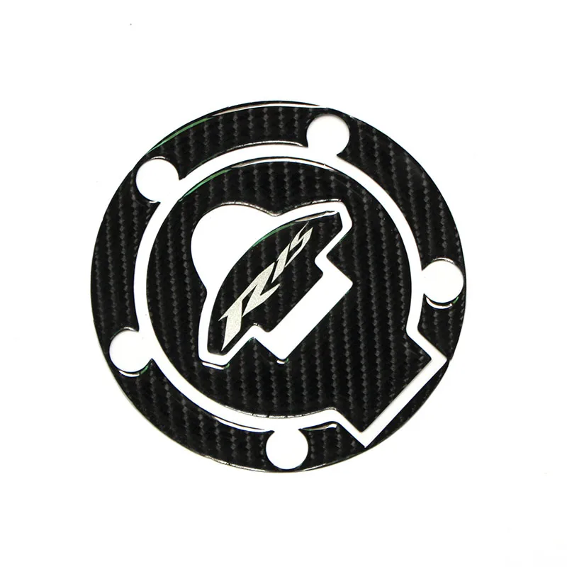 3D Carbon Fiber Motorcycle Fuel Tank Cap Cover Gasket Sticker Protection Pad for Yamaha YAMAHA YZF-R15 r15 | Автомобили и