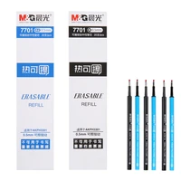 6 pcslot erasable pen refill 0 5mm blueblack ink office press magic gel pen for student school stationery writing tool gift