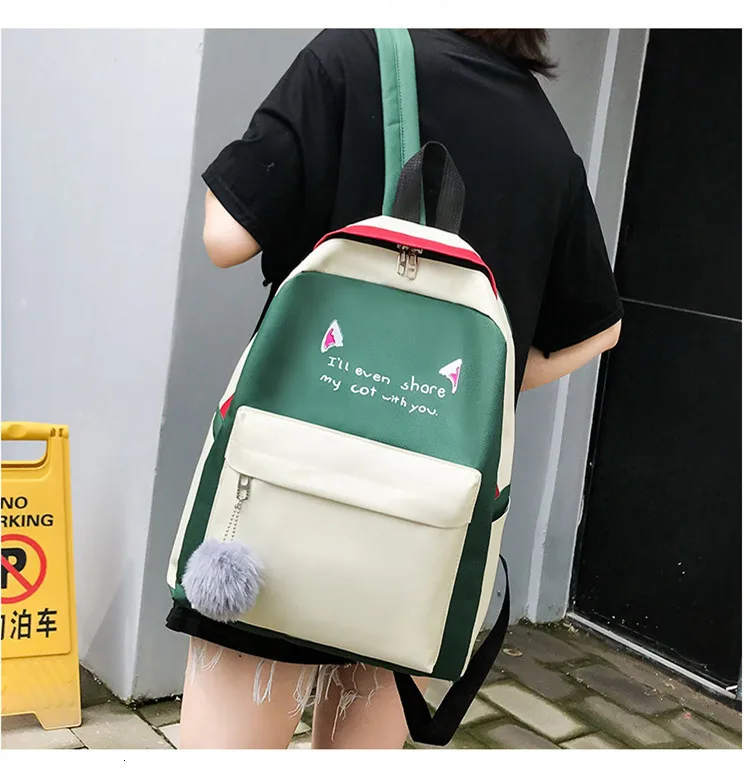 Женский рюкзак модная повседневная школьная сумка для девочек подростков