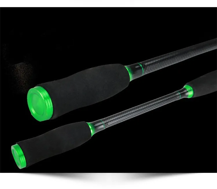 2 наконечника телескопическая карбоновая спиннинговая Удочка M/ML power casing Rod Canne spinng Leurre спиннинговая удочка для рыбалки 1,8 м/2,1 М