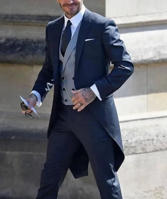 Новые Свадебные смокинги Slim Fit Костюмы для жениха костюмы индивидуальный заказ