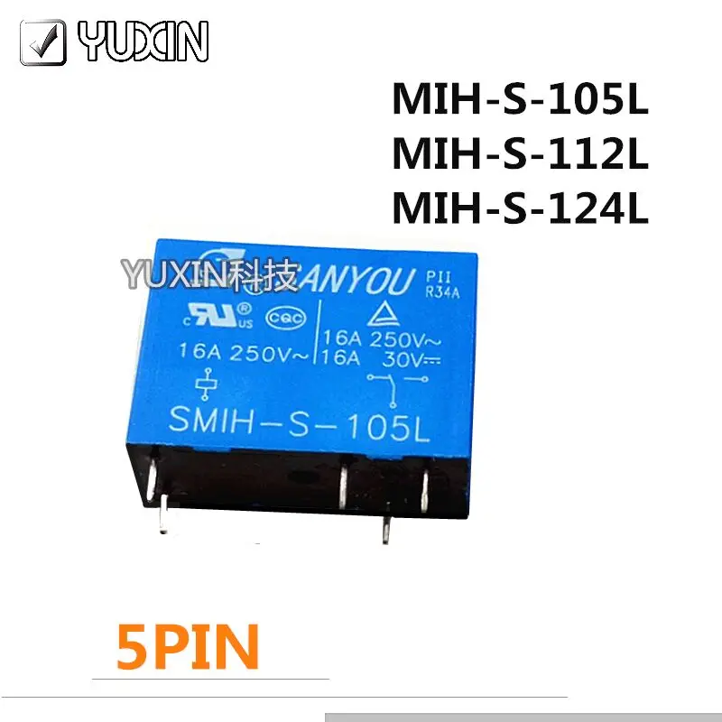 5 шт./лот новое реле в пост. Тока 12 В 24 16 А|Реле| |