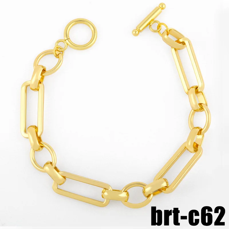 

12 Pieces Punk style jewelry bracelet Fashion gold color chain Bangle Bracelet MIx shape jewelry Bracelet women jewelry