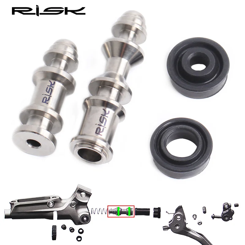 

RISK Bicycle Brake Disc Lever Titanium Alloy Piston Repair Part For SRAM AVID Guide R RE RS RSC DB5 Level T TL Series Bike Parts