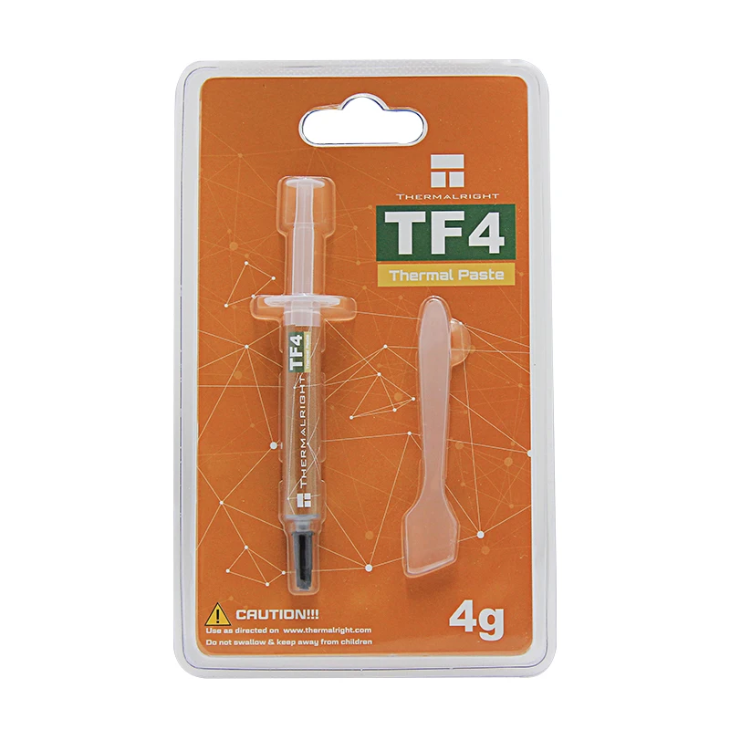 Термоправая термопаста TF4 9 5 Вт/мК для компьютера настольного ПК ноутбука