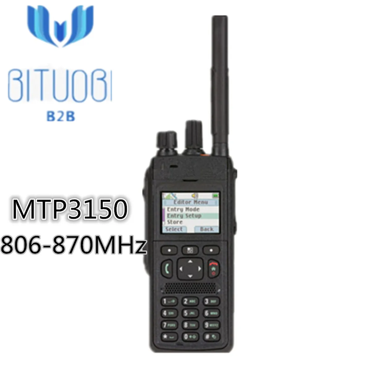 MTP3150 Tetra radio 350-430MHz 806-870MHZ walkie talkie с gps высоким разрешением цветной дисплей пульт дистанционного программирования