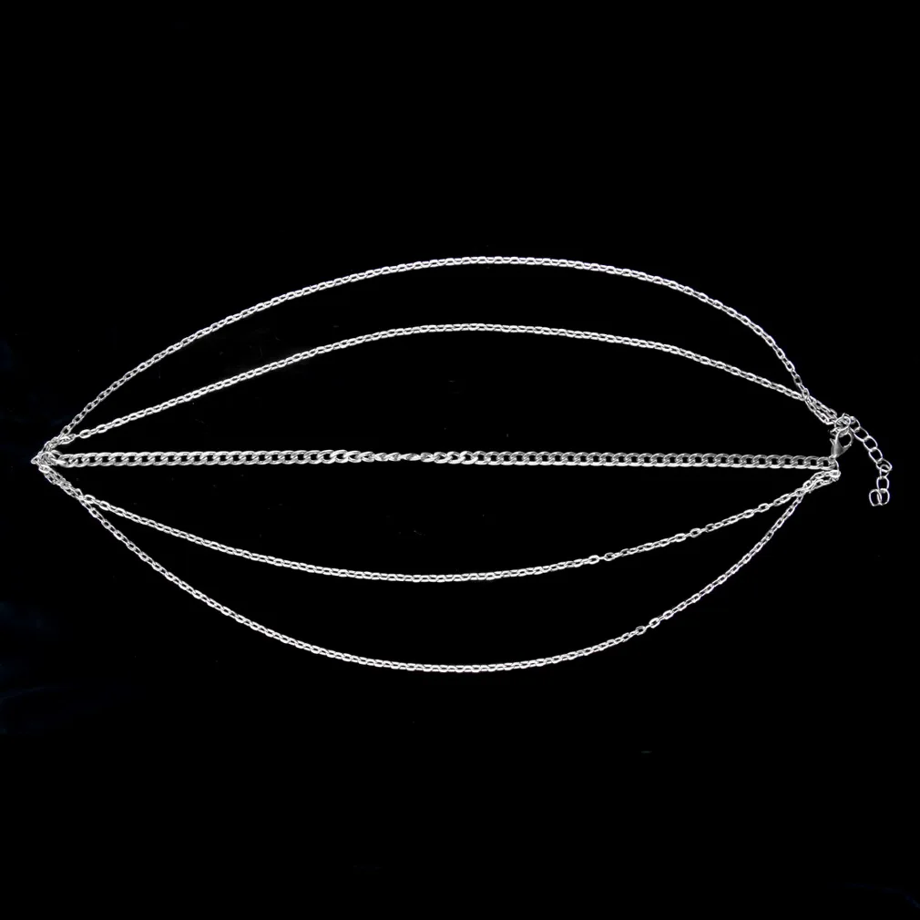 

New Fashion plated Gold Head Chain Pieces Women Boho Headpiece Headband Metal Chain Hair Head Wrap Jewelry top quality