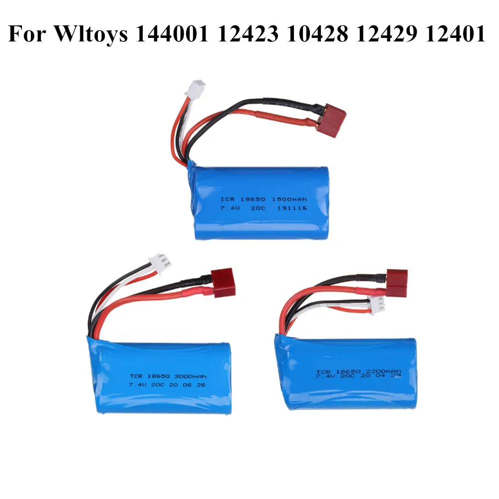 7.4v 1500mah 2800mah 3000mah 3300mah 3500mah Lipo Battery For 12423 10428 12429 12401 12402 12402a Rc Car