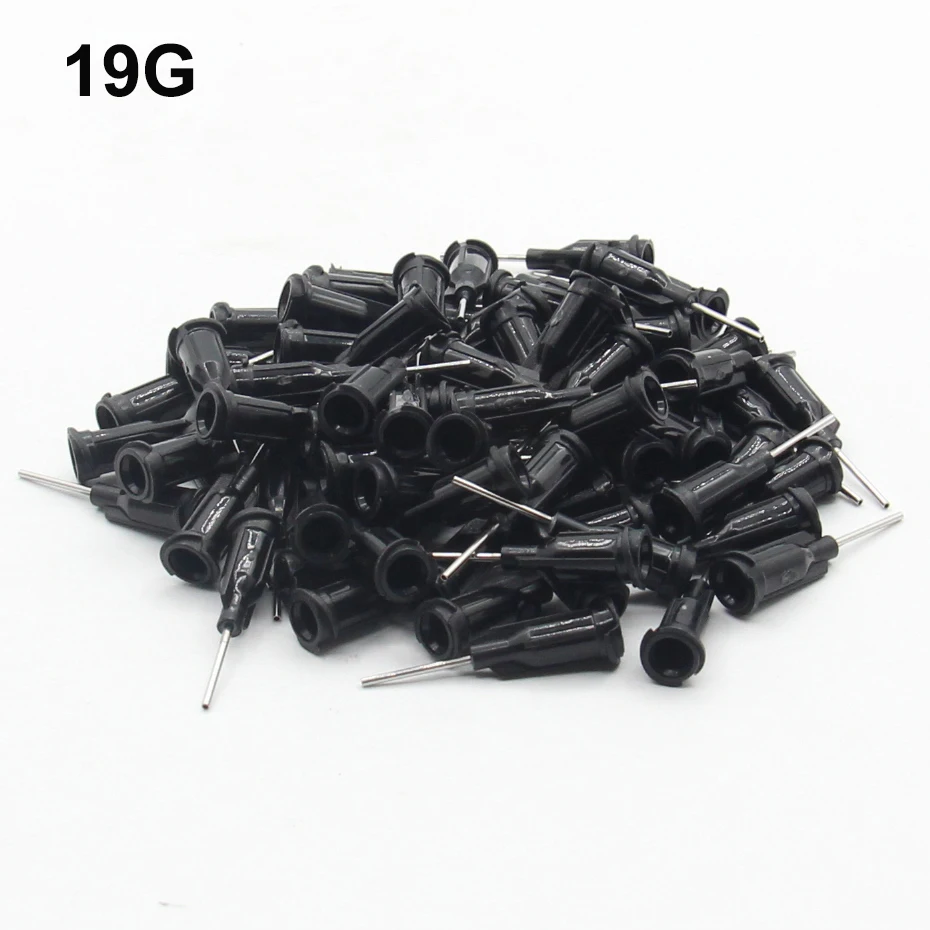 100 шт. 10 моделей доступных стальных дозирующих конических клеевых головок