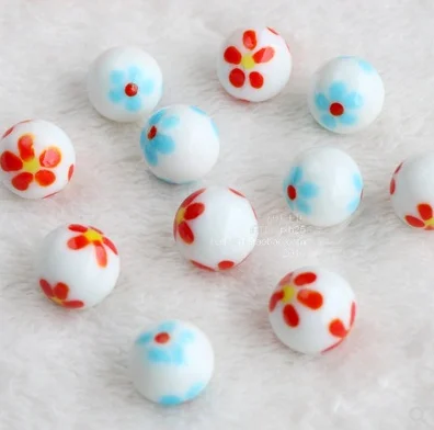 

A2 16 мм замечательный цветок, комбинированный стеклянный шар, мраморные прыгающие шахматы, Детские зеркальные бусины