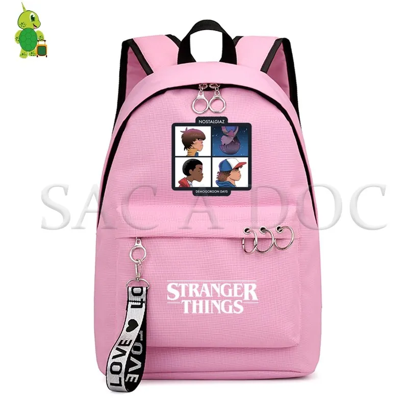 Рюкзак очень странные дела новинка модные школьные ранцы для девочек студентов