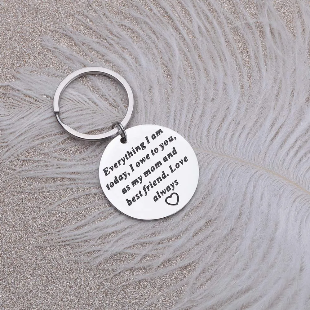 Mom Birthday Gifts for Mother of Bride Wedding Day Keychain From Daughter Appreciation Gift Parents Kids | Украшения и аксессуары