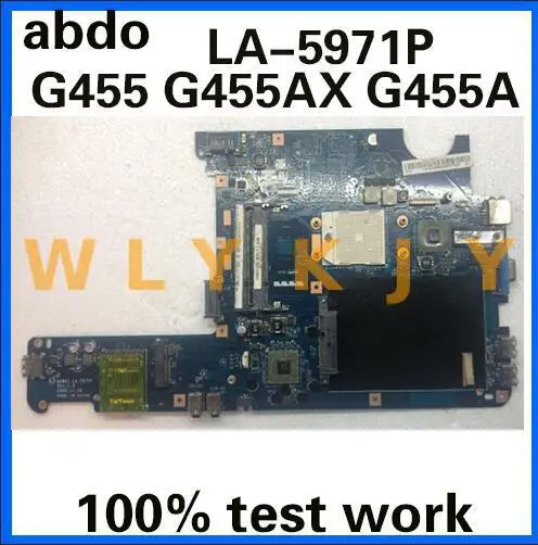 Материнская плата для ноутбука Lenovo G455 G455A G455AX (Бесплатный процессор) DDR2 100% |
