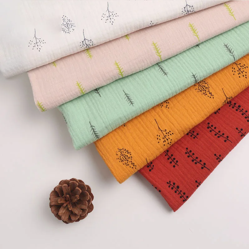 Ткань для шитья с японской маской 40s хлопковая креп-ткань принтом платья сделай