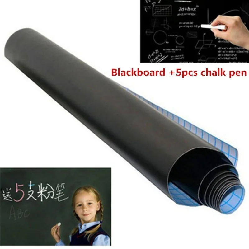 

Thickened PVC Blackboard Wall Stickers Whiteboard Stickers Graffiti Wall Film Blackboard Wall Stickers Self-adhesive