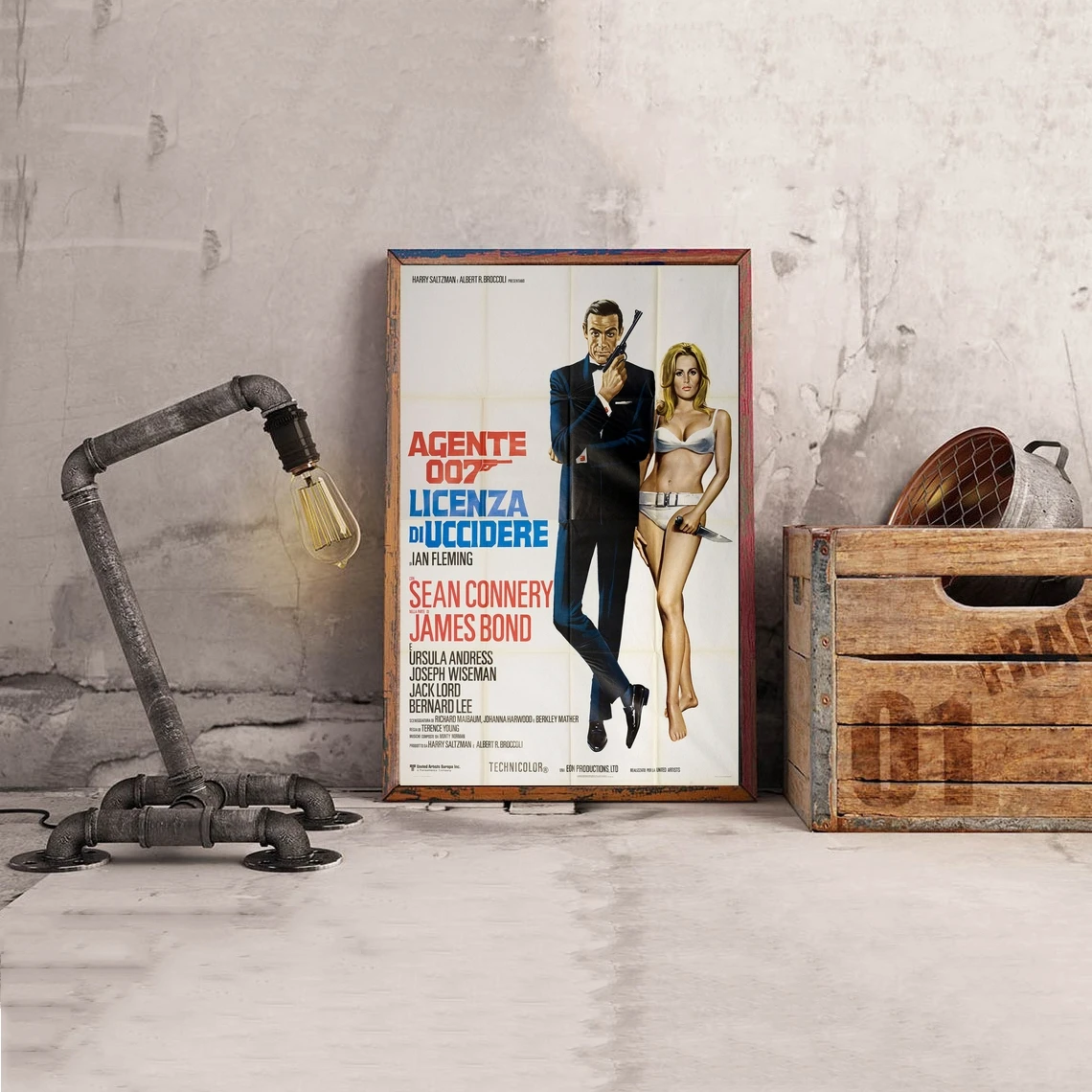 

Постер Dr. No R1970s по итальянскому фильму, классический винтажный Ретро-постер на холсте, художественный постер, настенная живопись, украшение ...